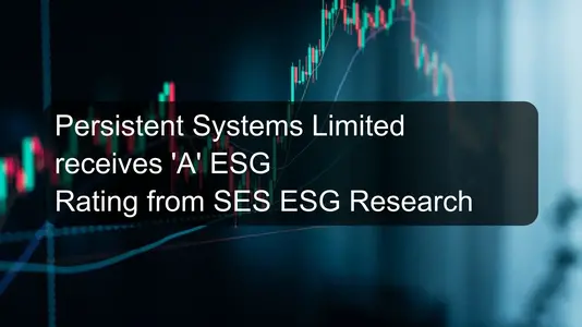 Persistent Systems Limited receives 'A' ESG Rating from SES ESG Research