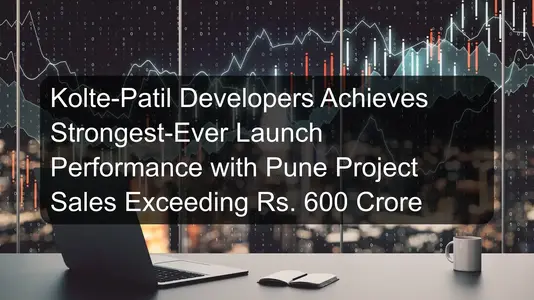 Kolte-Patil Developers Achieves Strongest-Ever Launch Performance with Pune Project Sales Exceeding Rs. 600 Crore