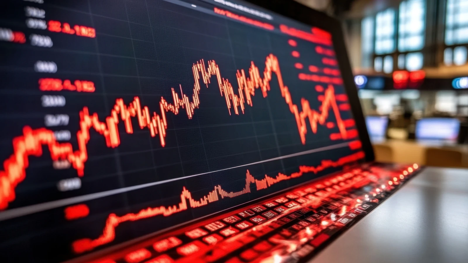 Sensex at 82,910 Falls 666 Points, Nifty Slips to 25,485 as Selling Pressure Persists