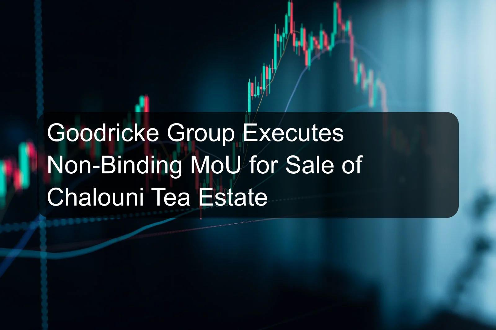 Goodricke Group Executes Non-Binding MoU for Sale of Chalouni Tea Estate