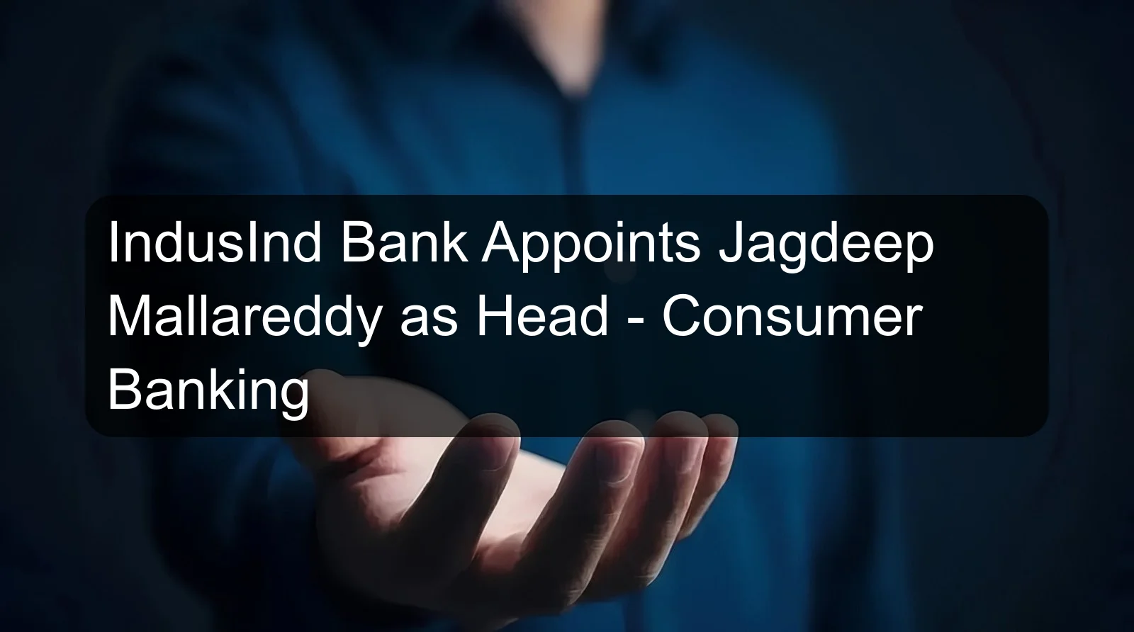 IndusInd Bank Appoints Jagdeep Mallareddy as Head - Consumer Banking