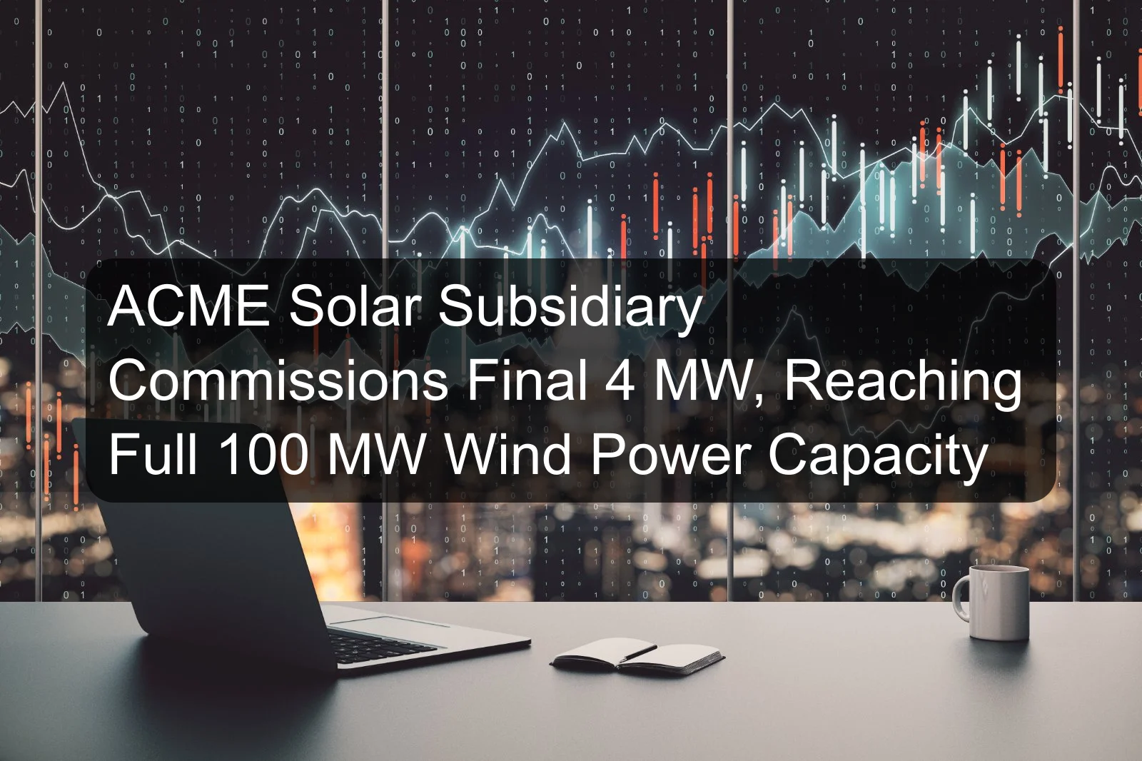 ACME Solar Subsidiary Commissions Final 4 MW, Reaching Full 100 MW Wind Power Capacity
