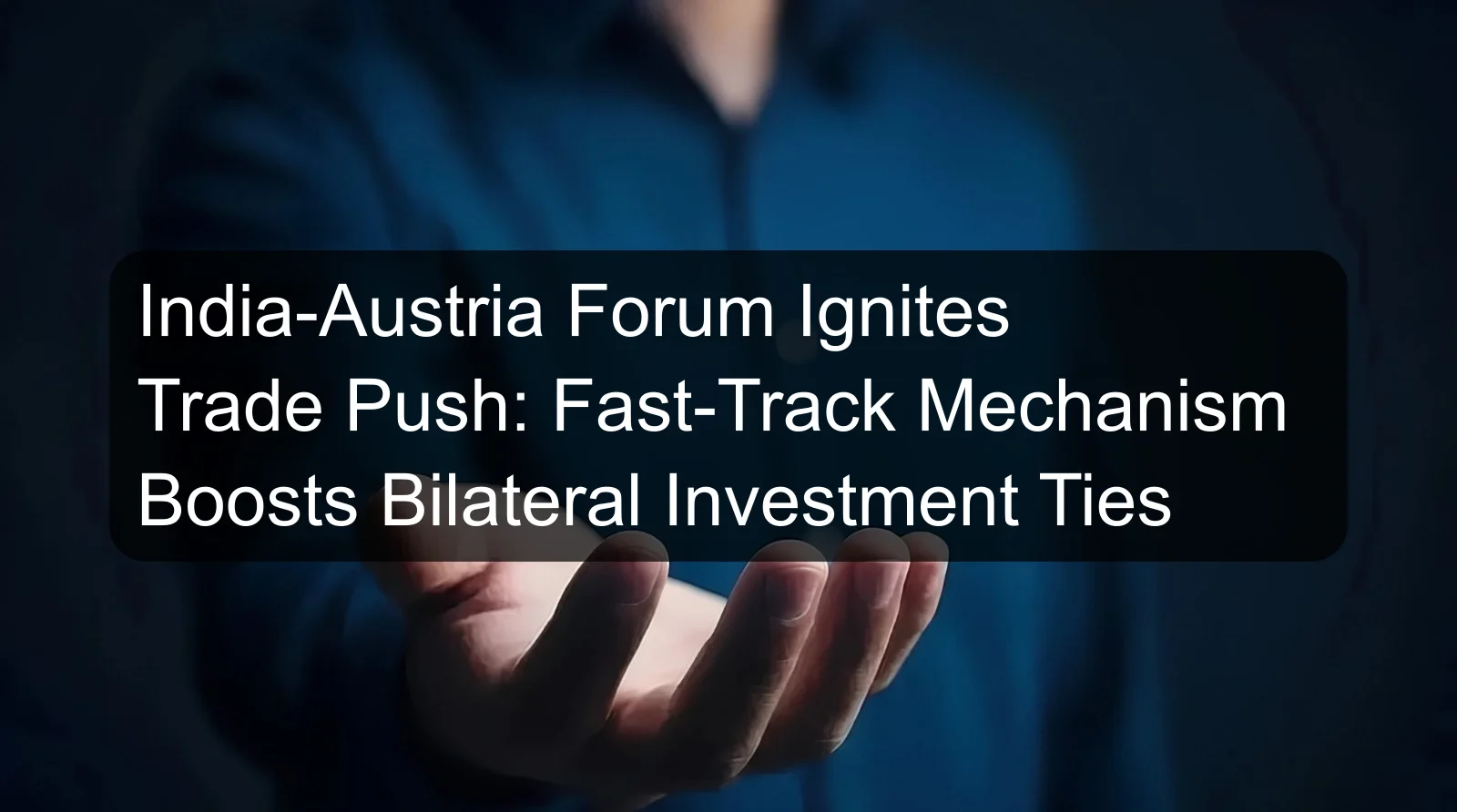 India-Austria Forum Ignites Trade Push: Fast-Track Mechanism Boosts Bilateral Investment Ties