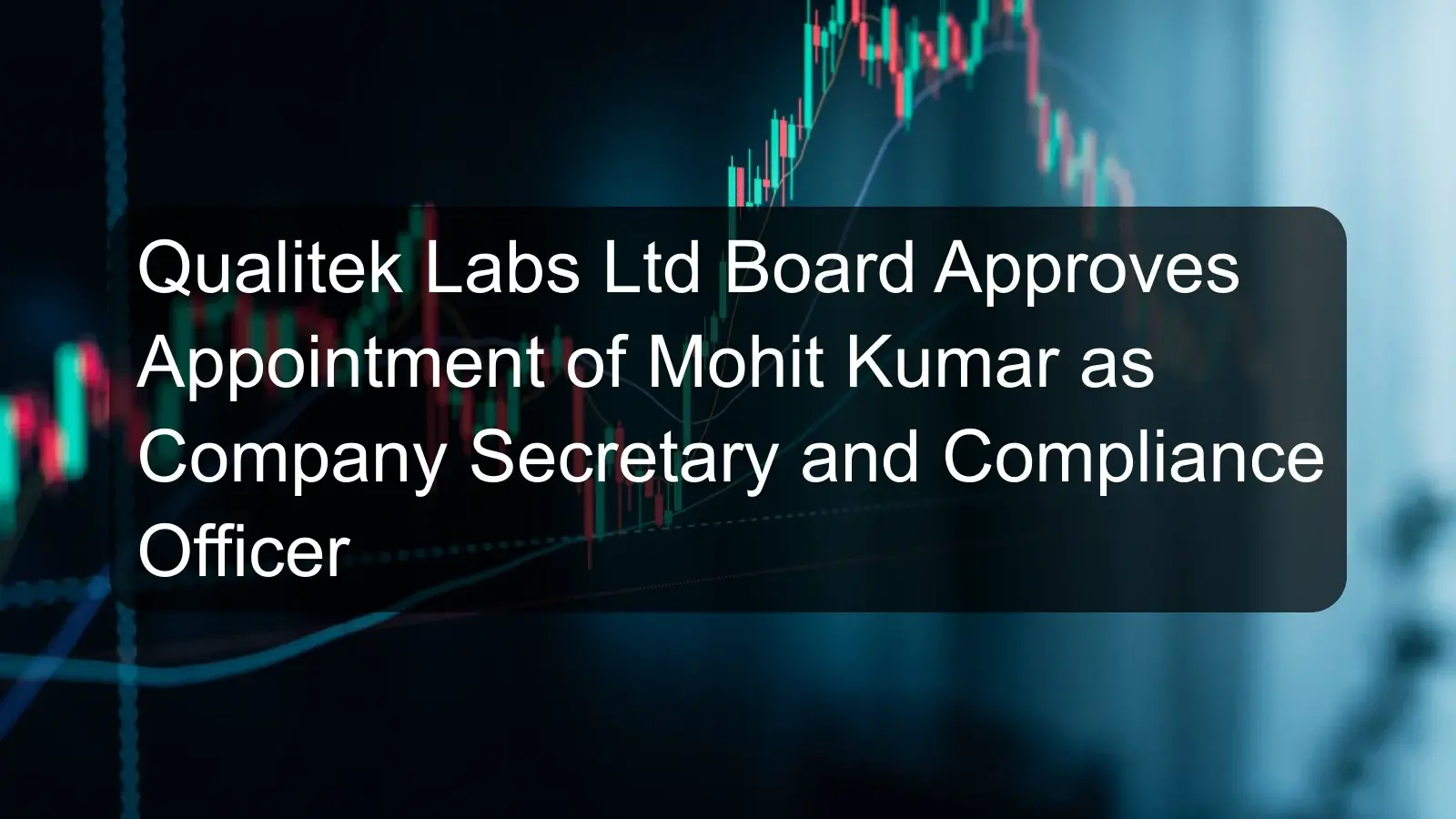 Qualitek Labs Ltd Board Approves Appointment of Mohit Kumar as Company Secretary and Compliance Officer