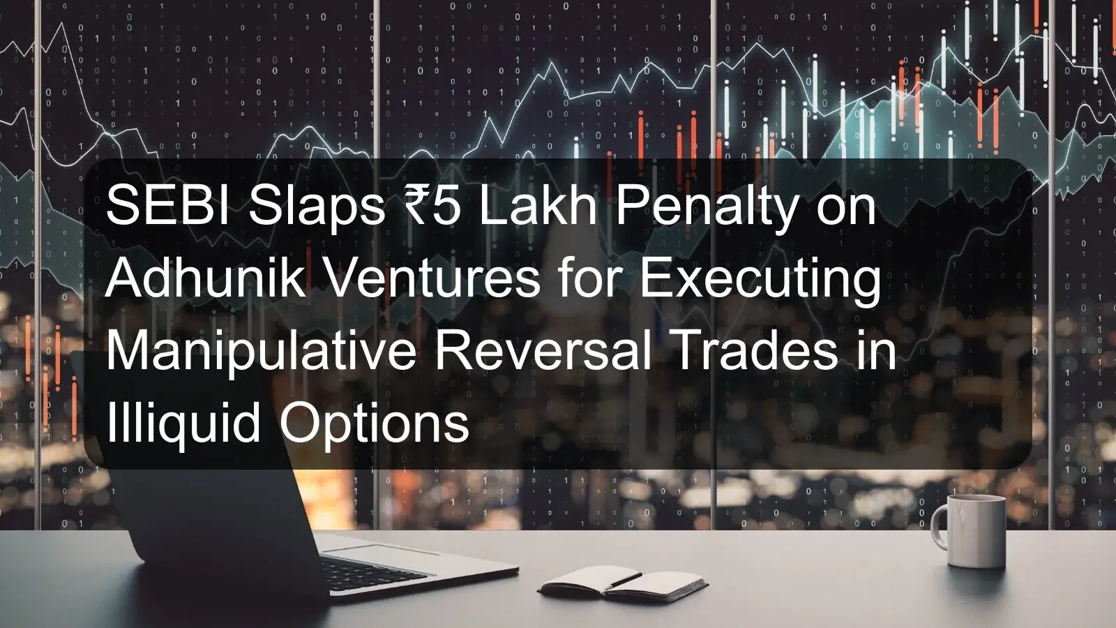 SEBI Slaps ₹5 Lakh Penalty on Adhunik Ventures for Executing Manipulative Reversal Trades in Illiquid Options