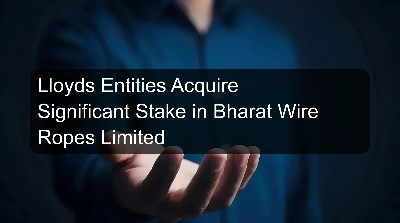 Lloyds Entities Acquire Significant Stake in Bharat Wire Ropes Limited