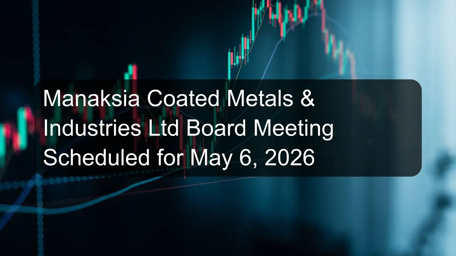 Manaksia Coated Metals & Industries Ltd Board Meeting Scheduled for May 6, 2026