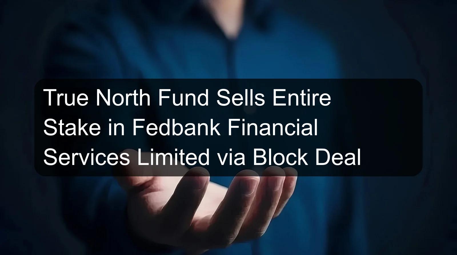 True North Fund Sells Entire Stake in Fedbank Financial Services Limited via Block Deal