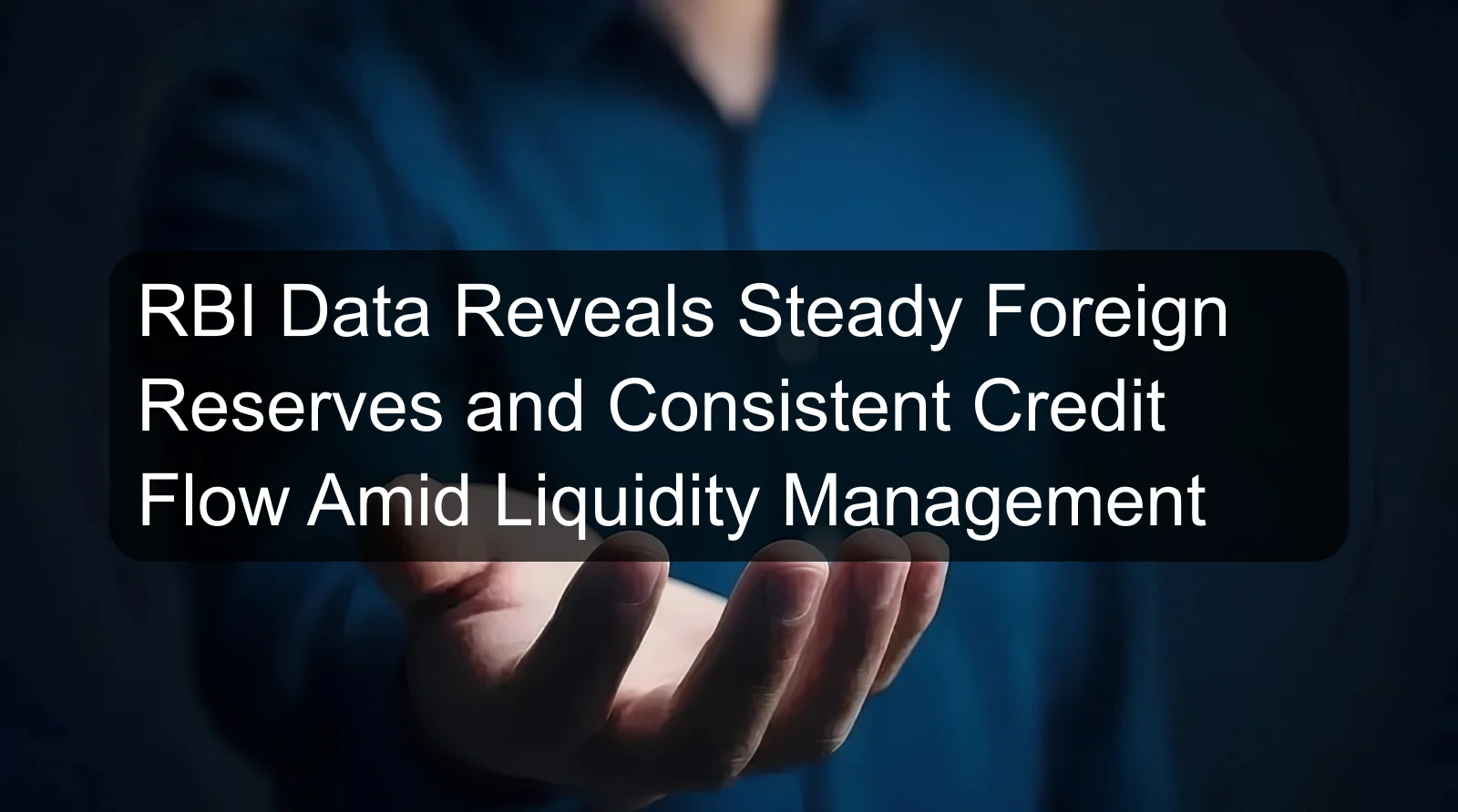RBI Data Reveals Steady Foreign Reserves and Consistent Credit Flow Amid Liquidity Management