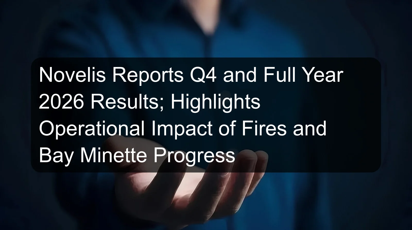 Novelis Reports Q4 and Full Year 2026 Results; Highlights Operational Impact of Fires and Bay Minette Progress