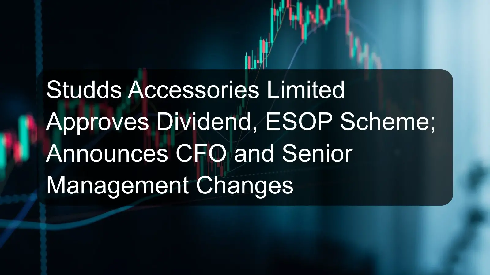 Studds Accessories Limited Approves Dividend, ESOP Scheme; Announces CFO and Senior Management Changes