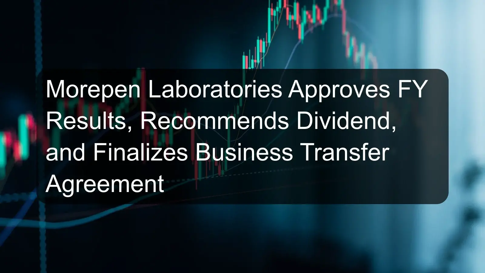 Morepen Laboratories Approves FY Results, Recommends Dividend, and Finalizes Business Transfer Agreement