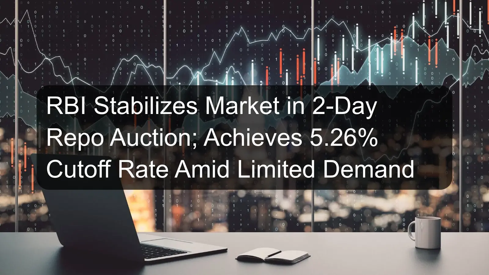 RBI Stabilizes Market in 2-Day Repo Auction; Achieves 5.26% Cutoff Rate Amid Limited Demand