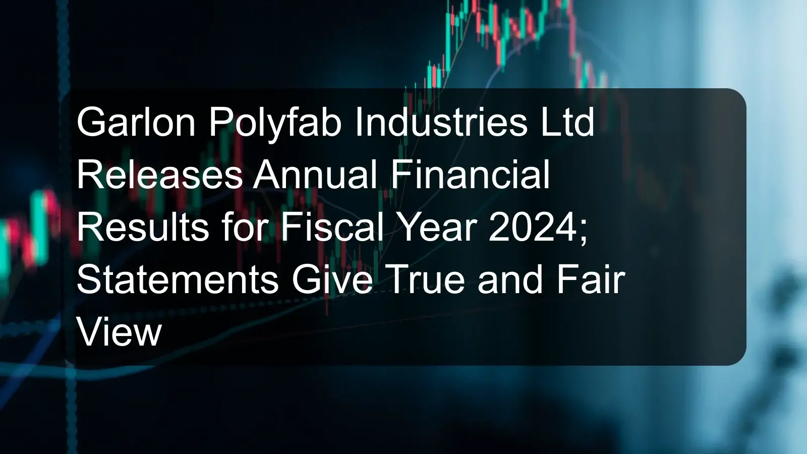 Garlon Polyfab Industries Ltd Releases Annual Financial Results for Fiscal Year 2024; Statements Give True and Fair View