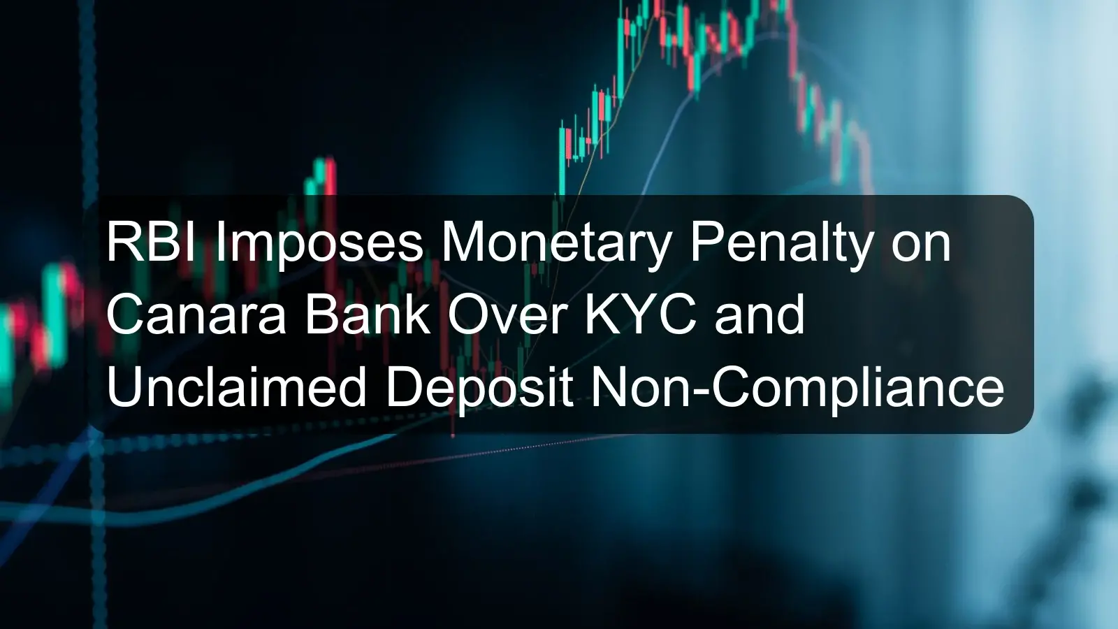 RBI Imposes Monetary Penalty on Canara Bank Over KYC and Unclaimed Deposit Non-Compliance