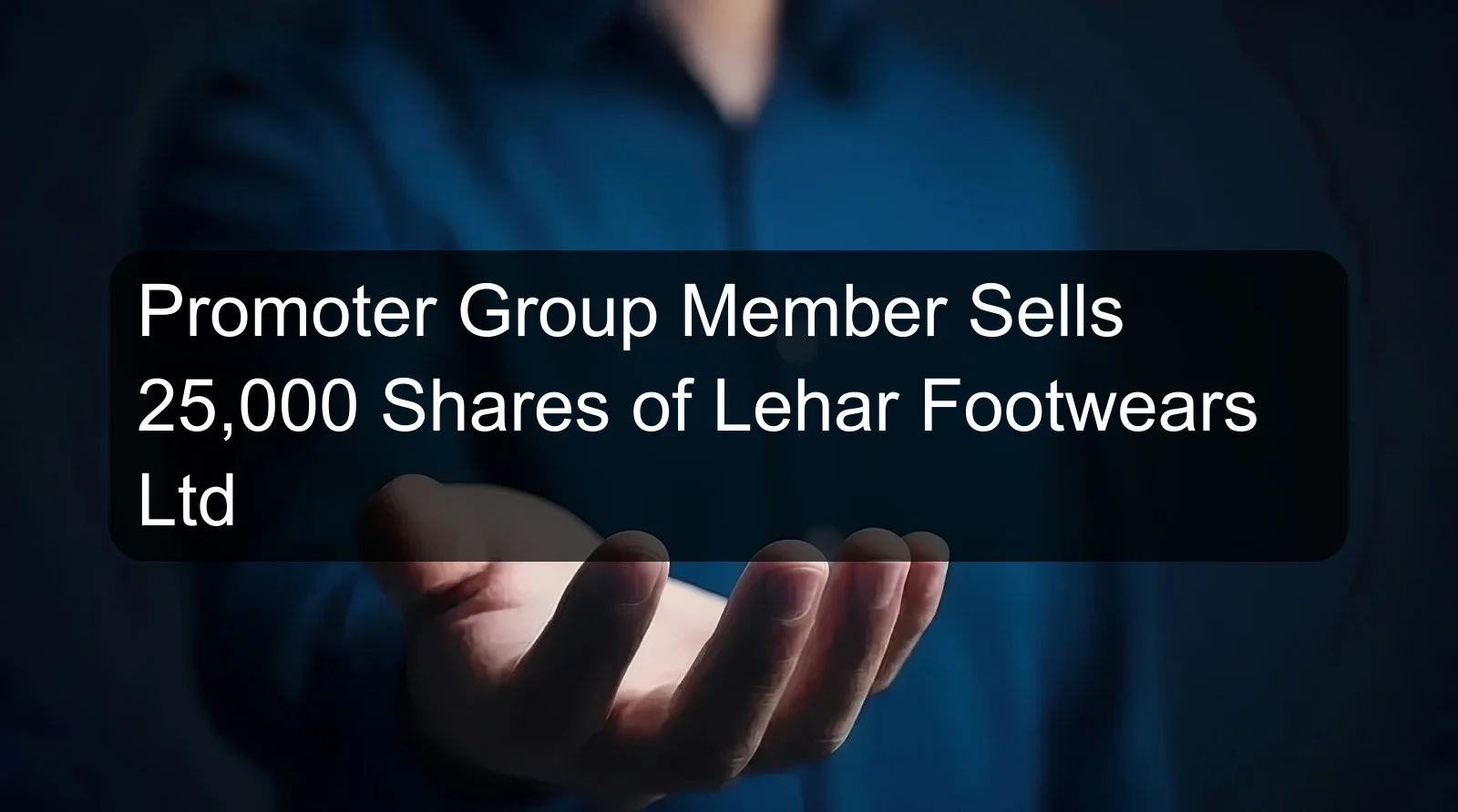 Promoter Group Member Sells 25,000 Shares of Lehar Footwears Ltd