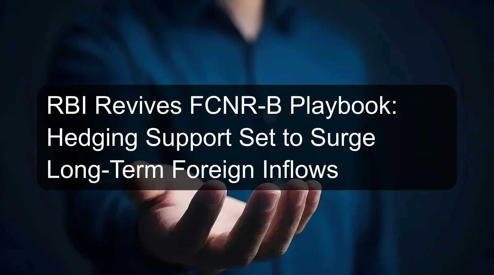 RBI Revives FCNR-B Playbook: Hedging Support Set to Surge Long-Term Foreign Inflows