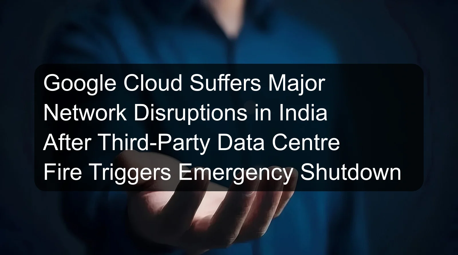 Google Cloud Suffers Major Network Disruptions in India After Third-Party Data Centre Fire Triggers Emergency Shutdown