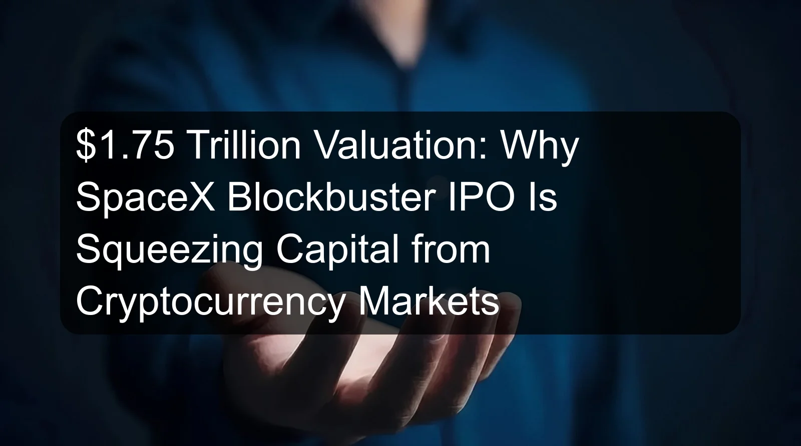 $1.75 Trillion Valuation: Why SpaceX Blockbuster IPO Is Squeezing Capital from Cryptocurrency Markets