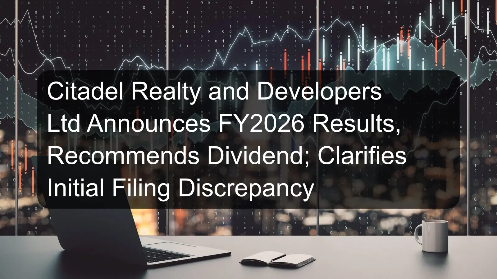 Citadel Realty and Developers Ltd Announces FY2026 Results, Recommends Dividend; Clarifies Initial Filing Discrepancy Citadel Realty and Developers Ltd Announces FY2026 Results, Recommends Dividend; Clarifies Initial Filing Discrepancy