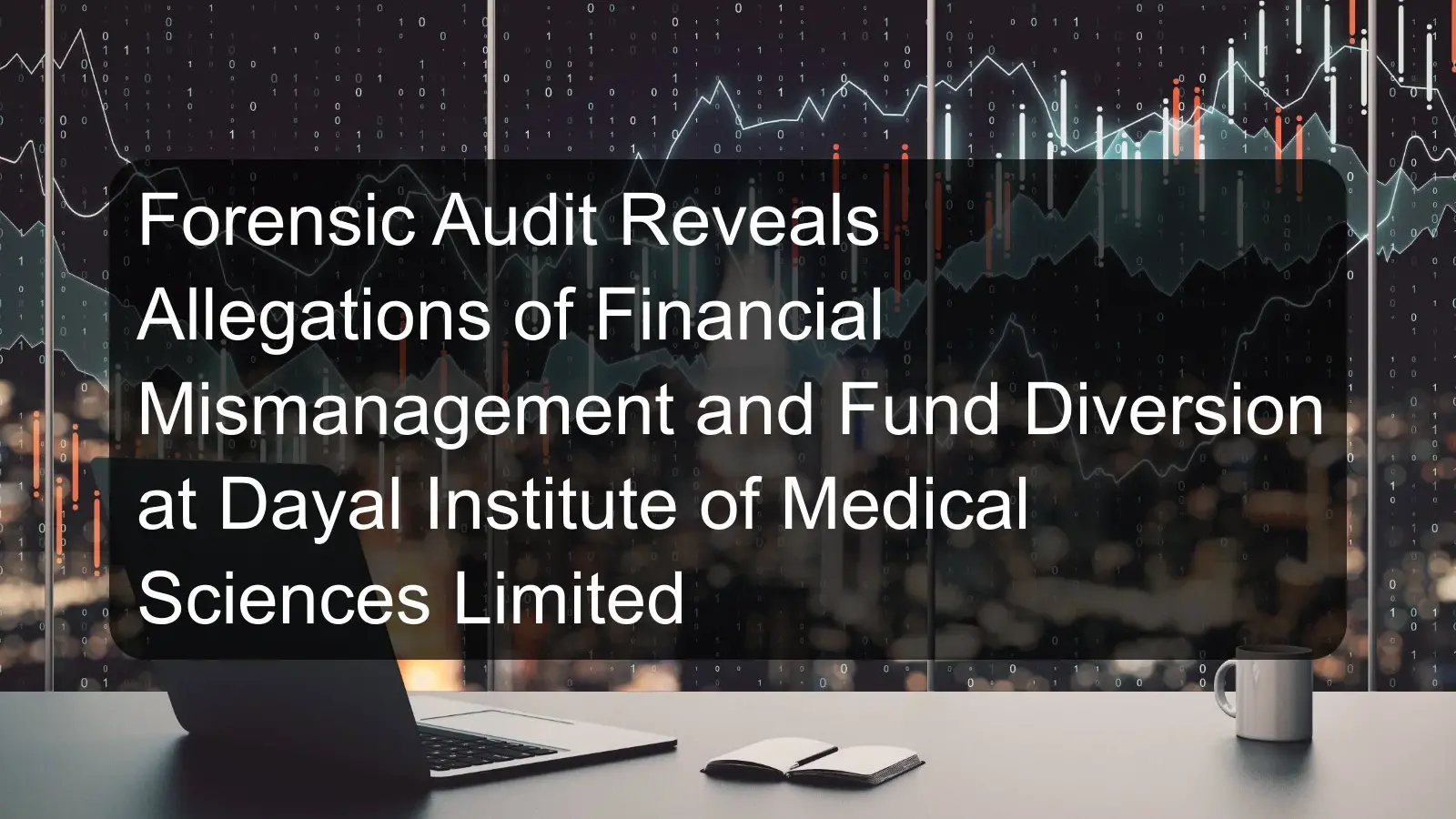 Forensic Audit Reveals Allegations of Financial Mismanagement and Fund Diversion at Dayal Institute of Medical Sciences Limited