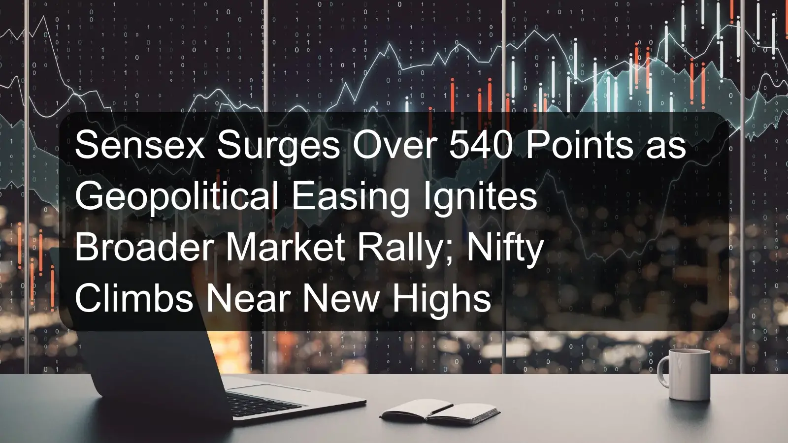Sensex Surges Over 540 Points as Geopolitical Easing Ignites Broader Market Rally; Nifty Climbs Near New Highs Sensex Surges Over 540 Points as Geopolitical Easing Ignites Broader Market Rally; Nifty Climbs Near New Highs