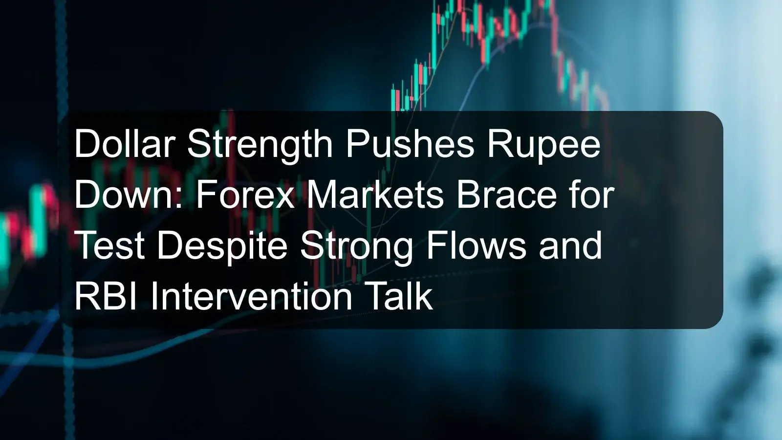 Dollar Strength Pushes Rupee Down: Forex Markets Brace for Test Despite Strong Flows and RBI Intervention Talk
