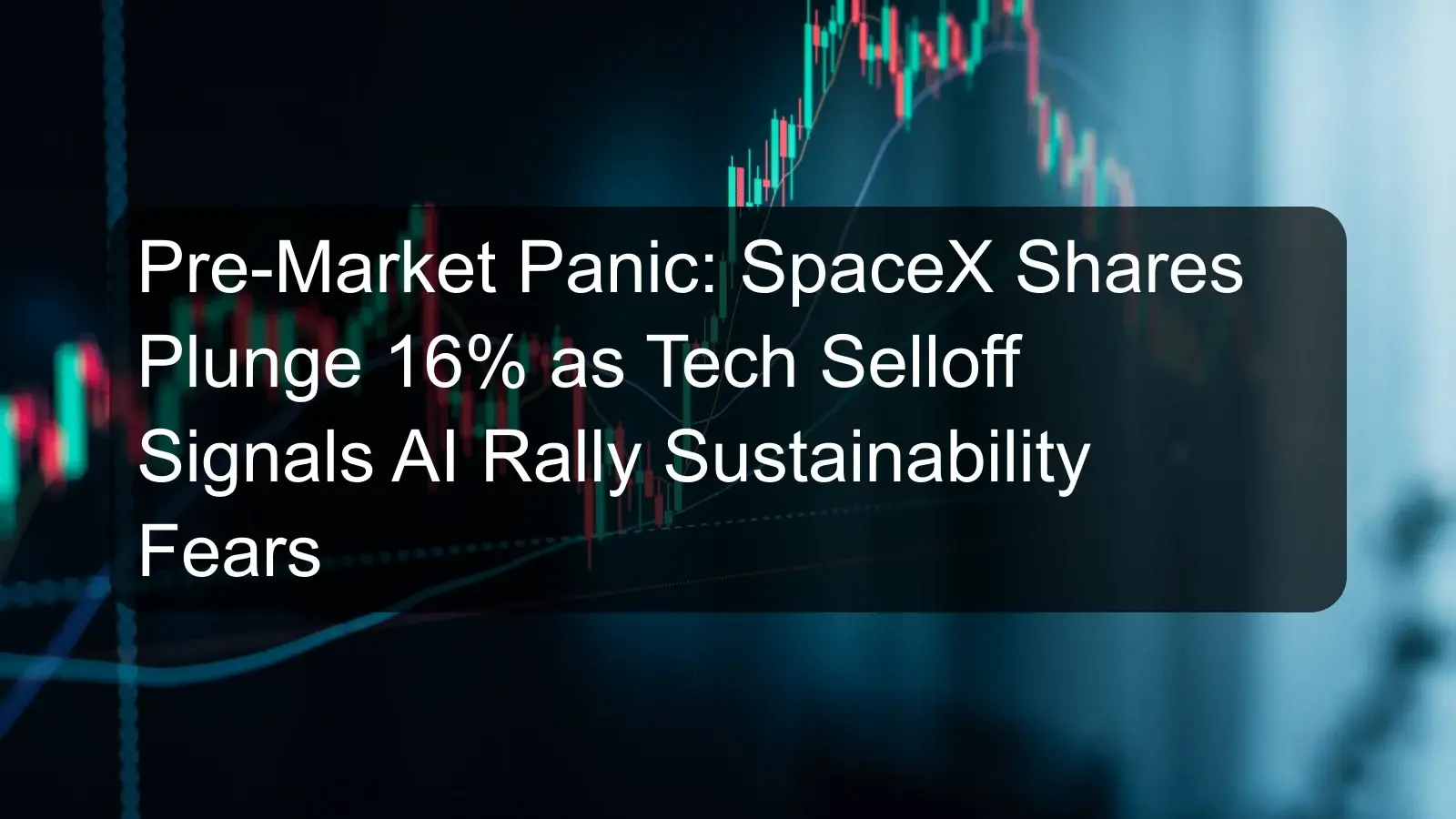 Pre-Market Panic: SpaceX Shares Plunge 16% as Tech Selloff Signals AI Rally Sustainability Fears Pre-Market Panic: SpaceX Shares Plunge 16% as Tech Selloff Signals AI Rally Sustainability Fears