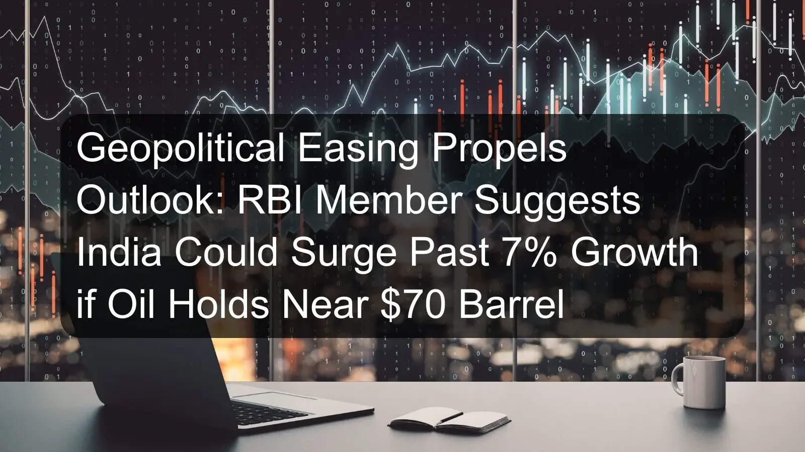 Geopolitical Easing Propels Outlook: RBI Member Suggests India Could Surge Past 7% Growth if Oil Holds Near $70 Barrel