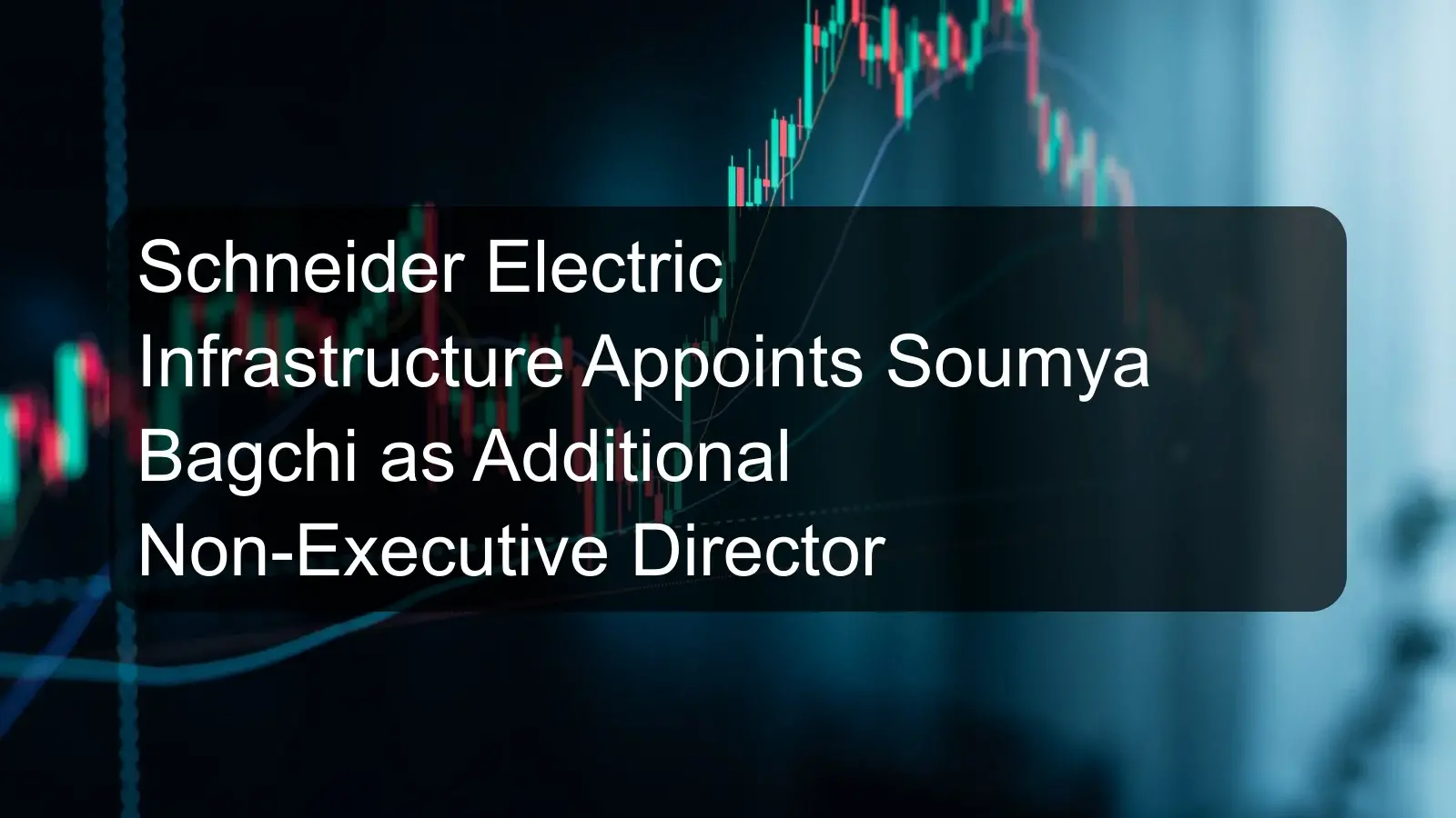 Schneider Electric Infrastructure Appoints Soumya Bagchi as Additional Non-Executive Director
