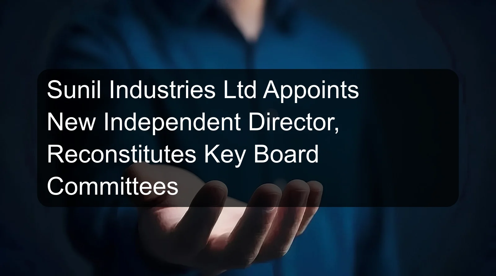 Sunil Industries Ltd Appoints New Independent Director, Reconstitutes Key Board Committees