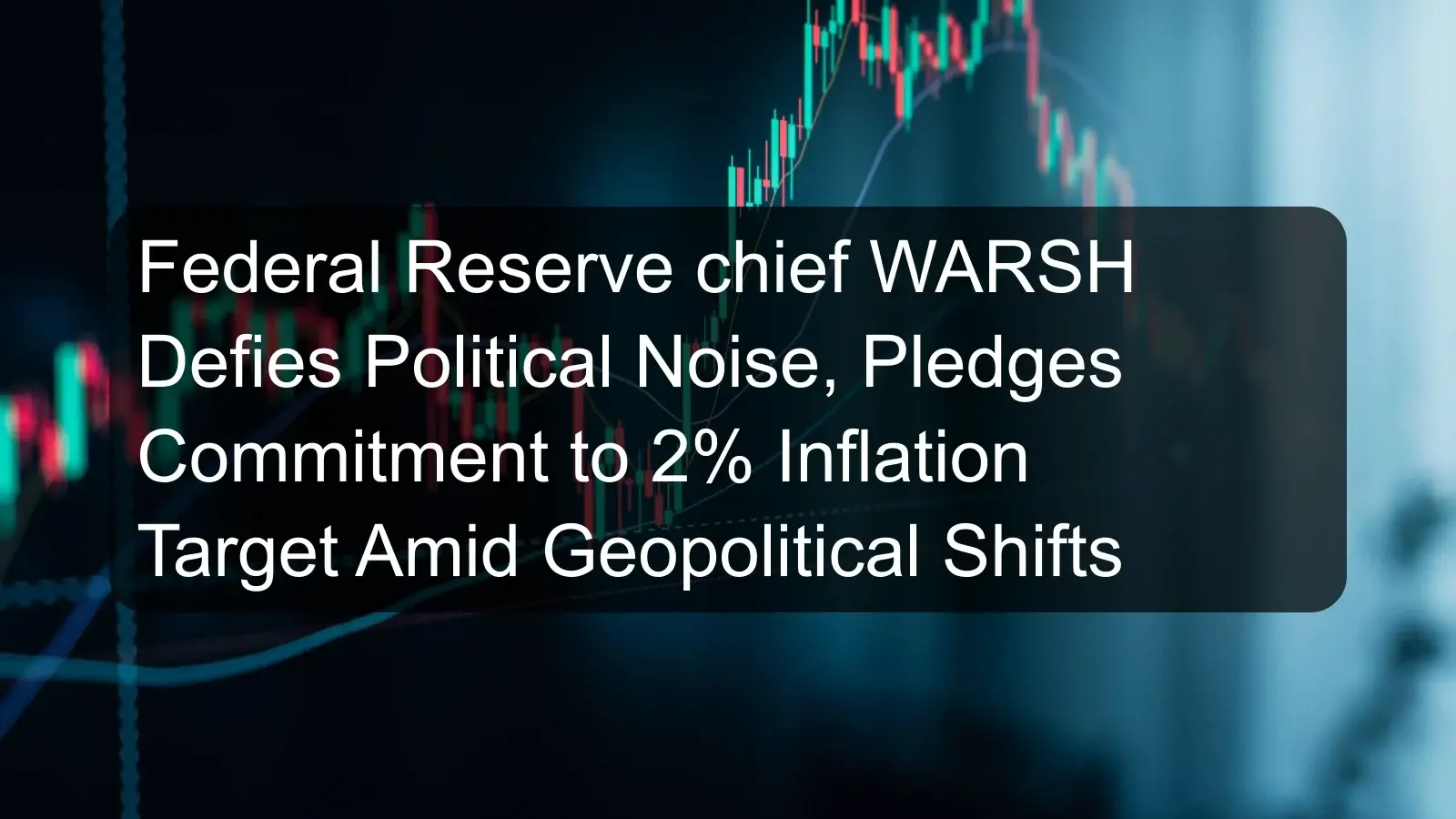 Federal Reserve chief WARSH Defies Political Noise, Pledges Commitment to 2% Inflation Target Amid Geopolitical Shifts