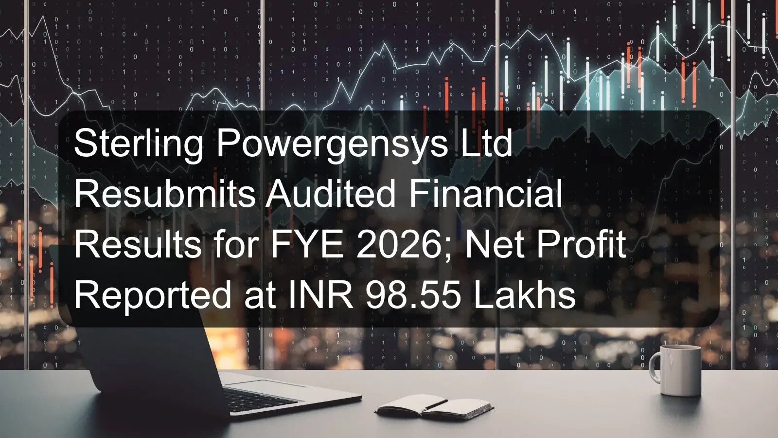 Sterling Powergensys Ltd Resubmits Audited Financial Results for FYE 2026; Net Profit Reported at INR 98.55 Lakhs Sterling Powergensys Ltd Resubmits Audited Financial Results for FYE 2026; Net Profit Reported at INR 98.55 Lakhs