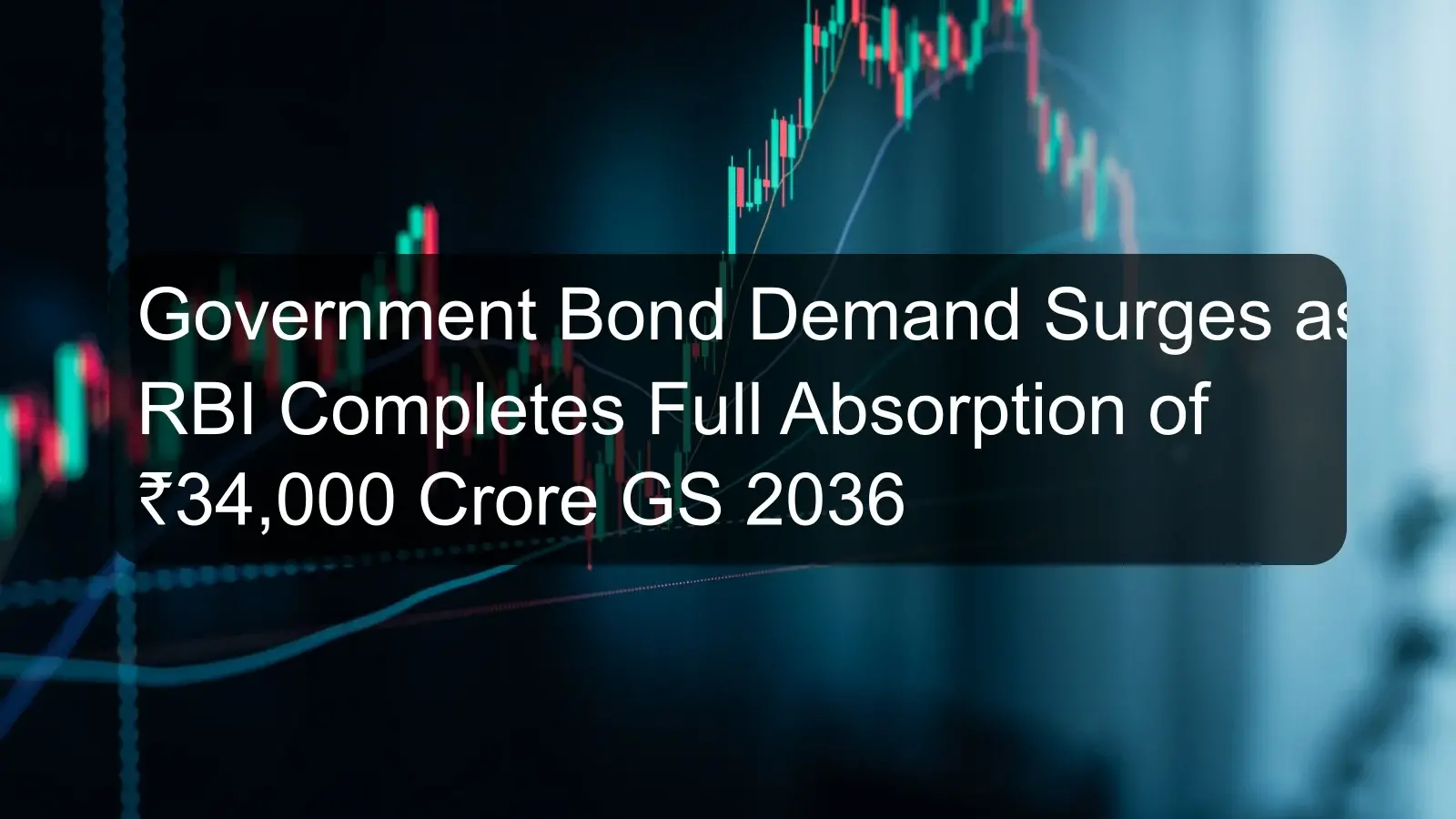 Government Bond Demand Surges as RBI Completes Full Absorption of ₹34,000 Crore GS 2036