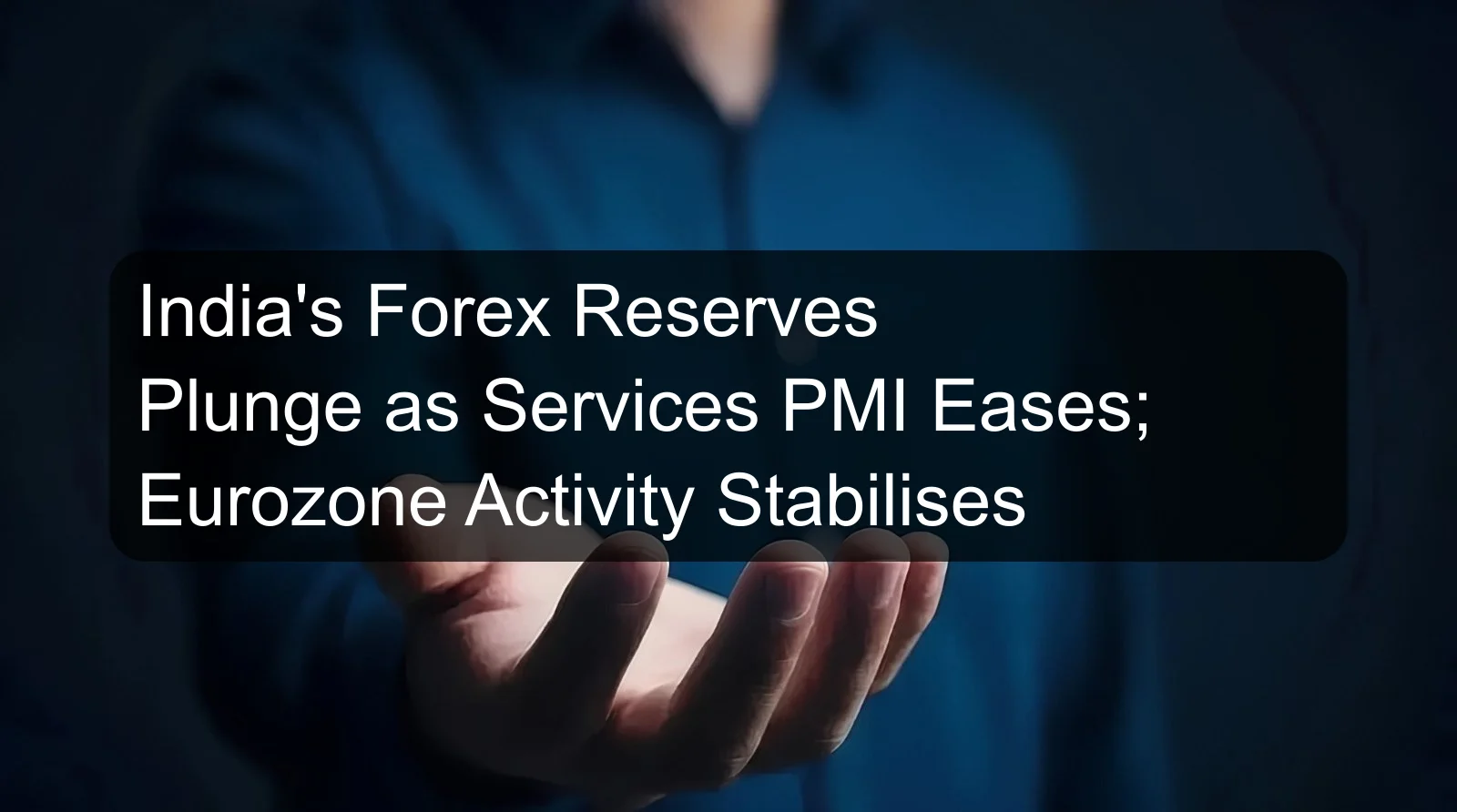 India's Forex Reserves Plunge as Services PMI Eases; Eurozone Activity Stabilises