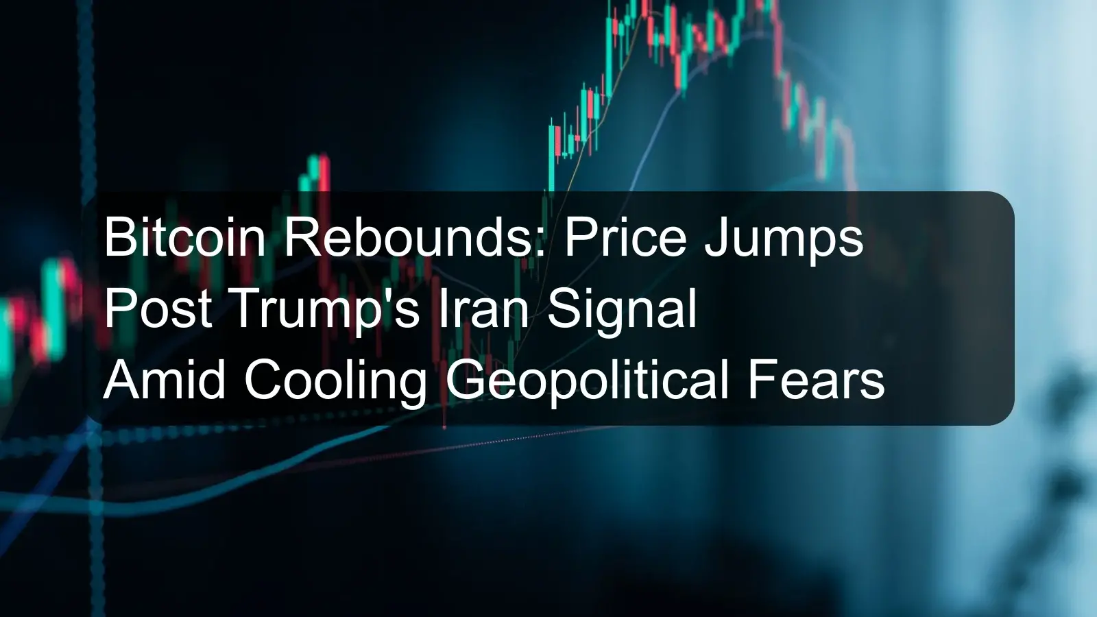 Bitcoin Rebounds: Price Jumps Post Trump's Iran Signal Amid Cooling Geopolitical Fears Bitcoin Rebounds: Price Jumps Post Trump's Iran Signal Amid Cooling Geopolitical Fears