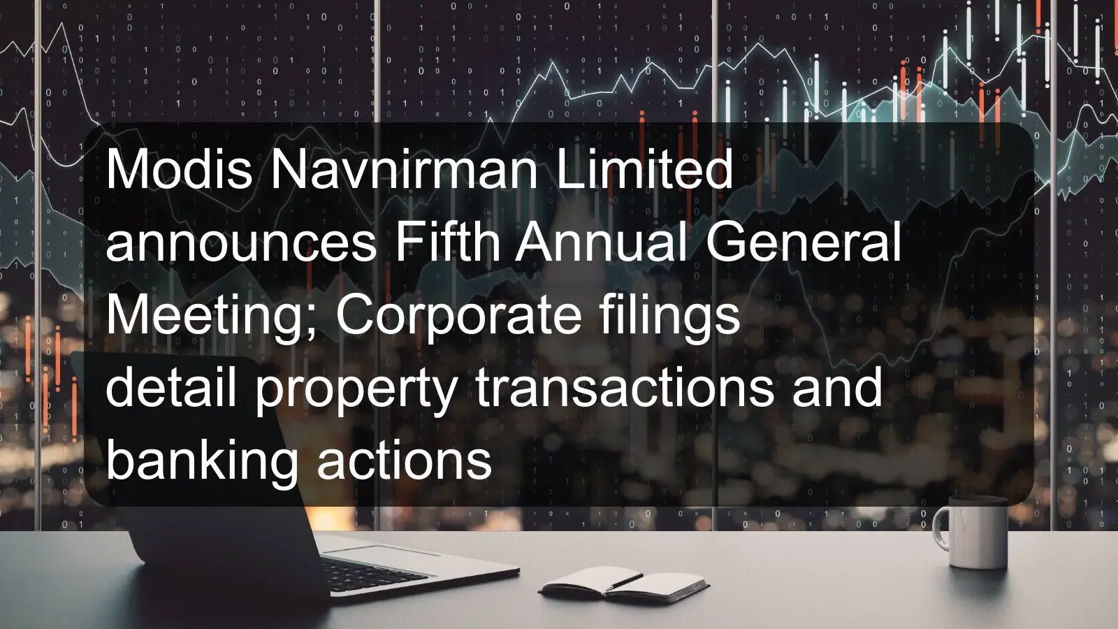 Modis Navnirman Limited announces Fifth Annual General Meeting; Corporate filings detail property transactions and banking actions