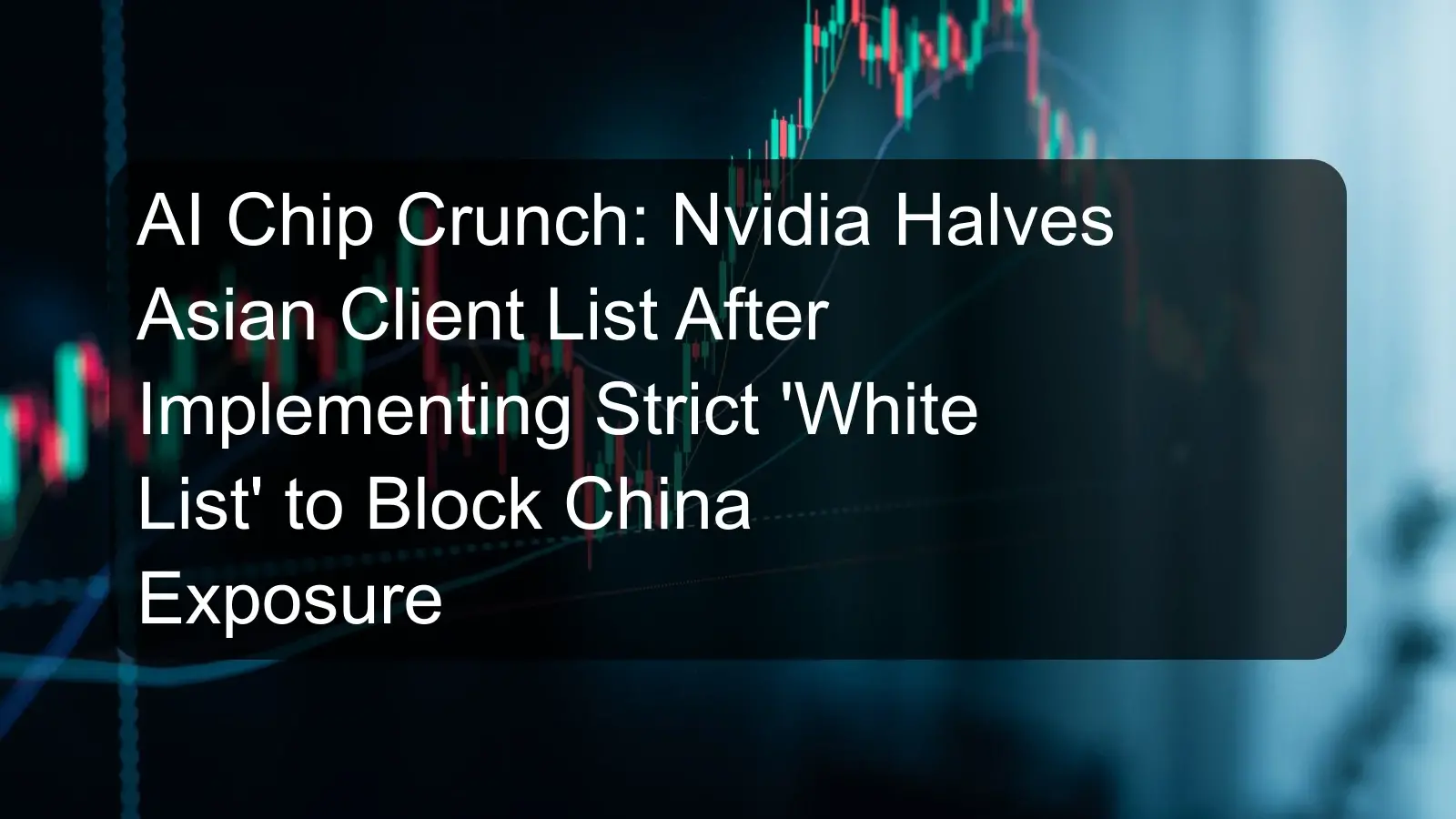 AI Chip Crunch: Nvidia Halves Asian Client List After Implementing Strict 'White List' to Block China Exposure AI Chip Crunch: Nvidia Halves Asian Client List After Implementing Strict 'White List' to Block China Exposure