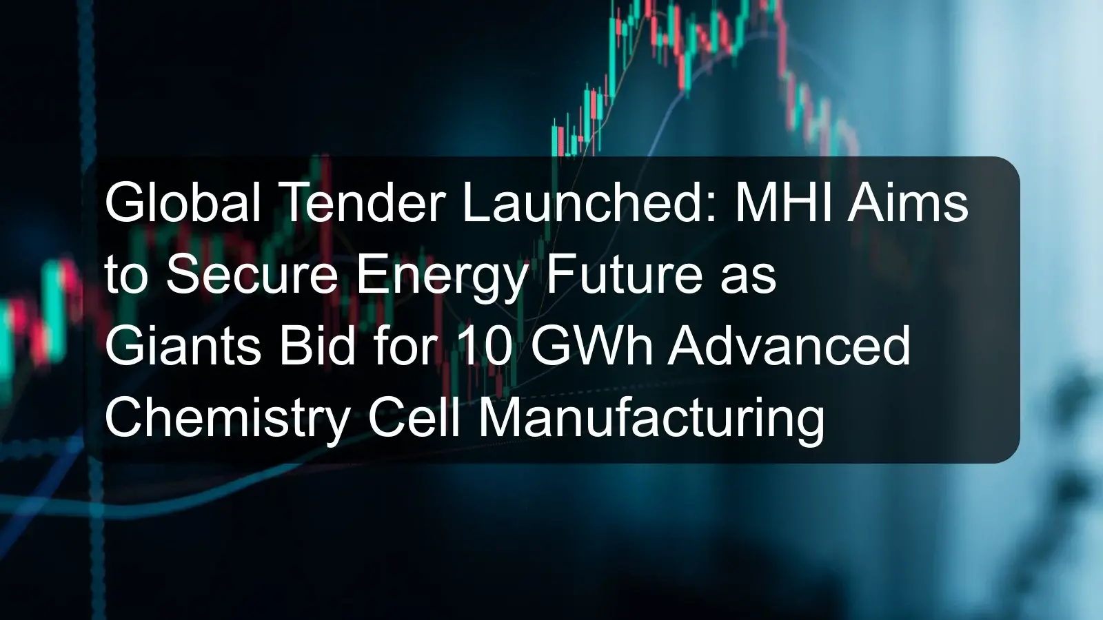 Global Tender Launched: MHI Aims to Secure Energy Future as Giants Bid for 10 GWh Advanced Chemistry Cell Manufacturing Global Tender Launched: MHI Aims to Secure Energy Future as Giants Bid for 10 GWh Advanced Chemistry Cell Manufacturing
