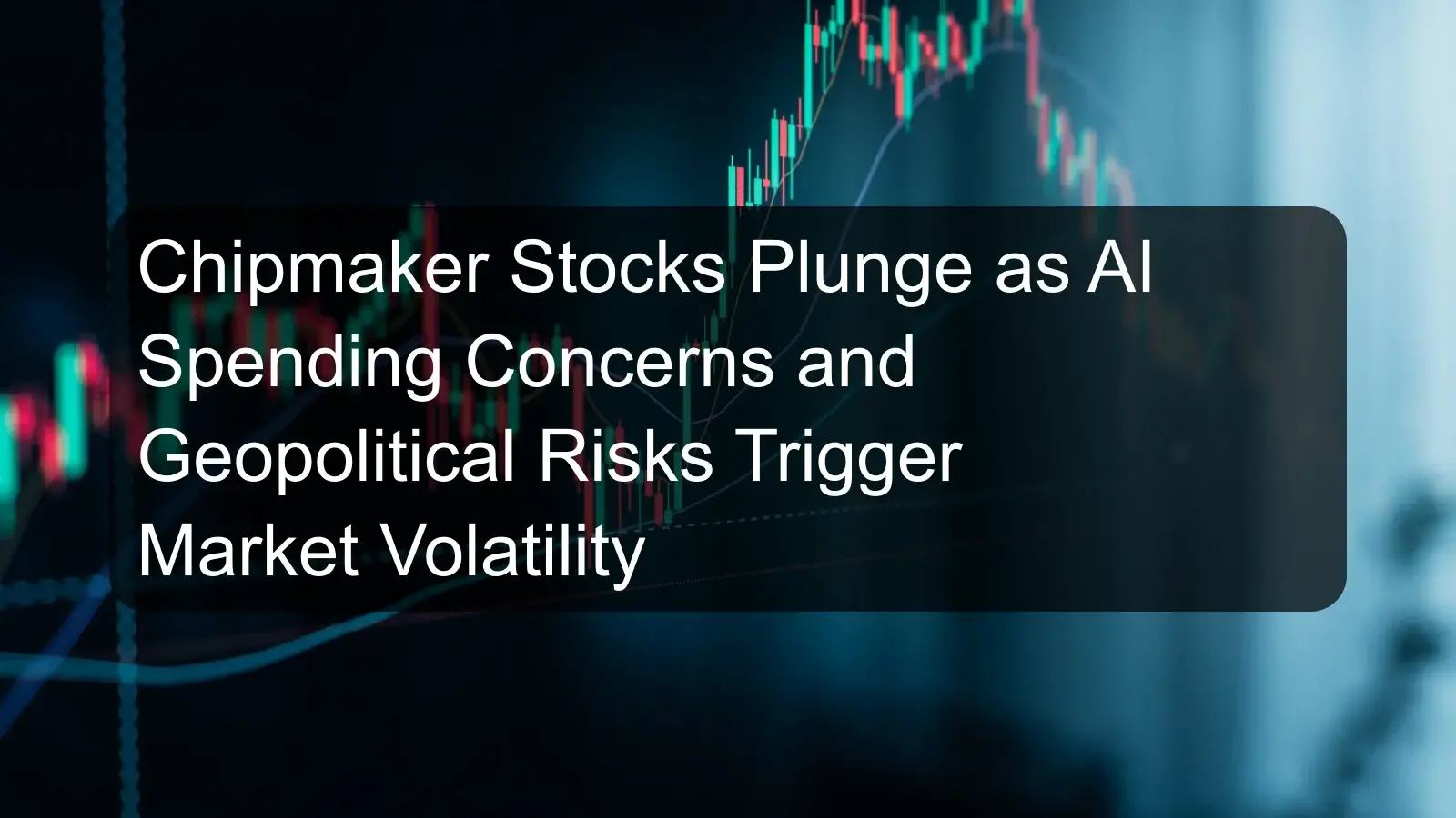 Chipmaker Stocks Plunge as AI Spending Concerns and Geopolitical Risks Trigger Market Volatility