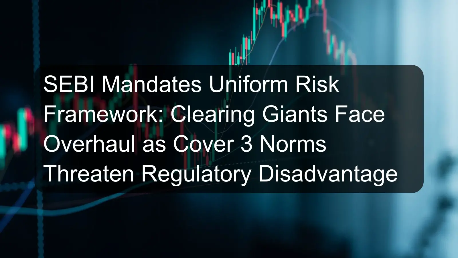 SEBI Mandates Uniform Risk Framework: Clearing Giants Face Overhaul as Cover 3 Norms Threaten Regulatory Disadvantage SEBI Mandates Uniform Risk Framework: Clearing Giants Face Overhaul as Cover 3 Norms Threaten Regulatory Disadvantage