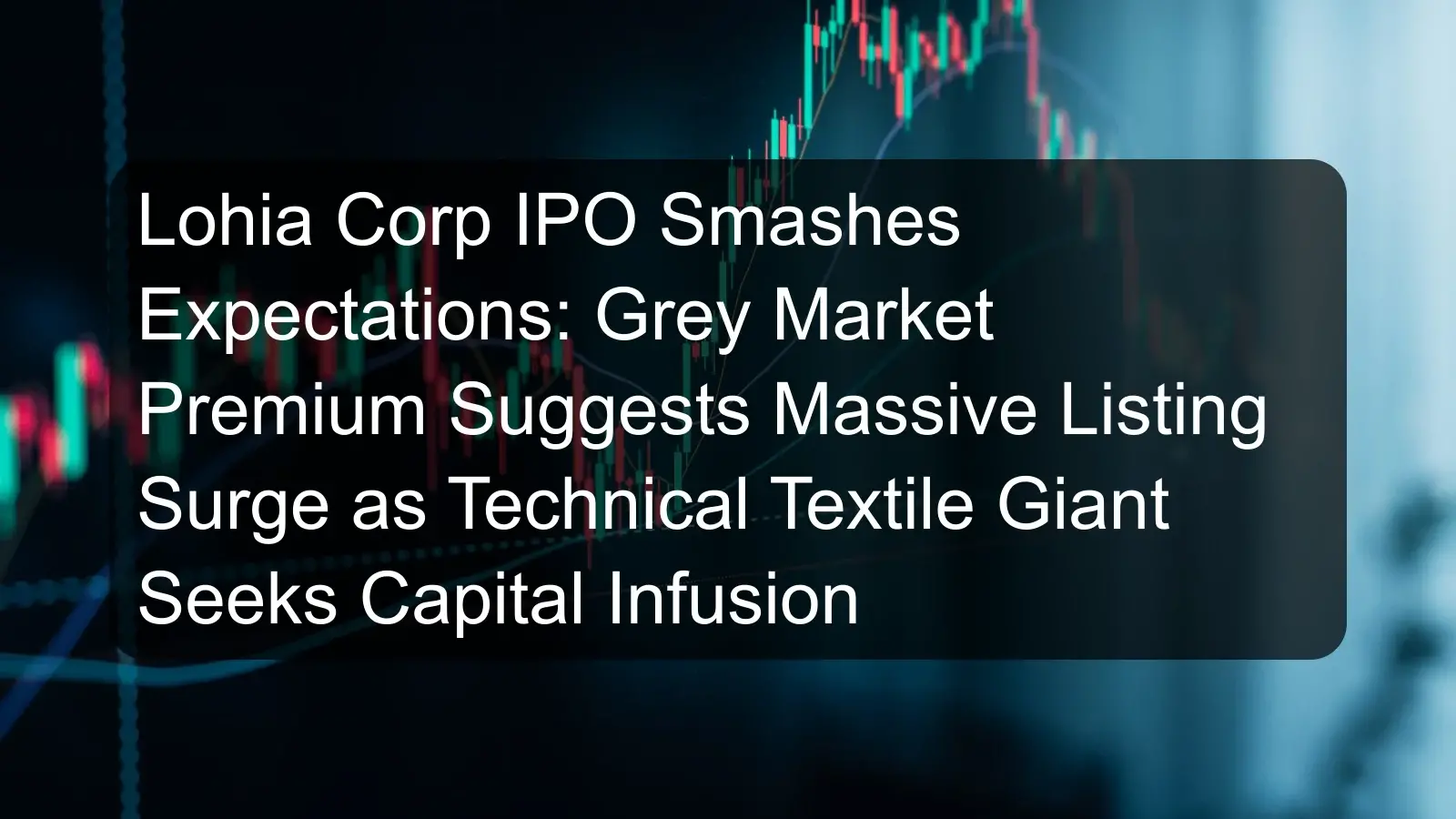 Lohia Corp IPO Smashes Expectations: Grey Market Premium Suggests Massive Listing Surge as Technical Textile Giant Seeks Capital Infusion
