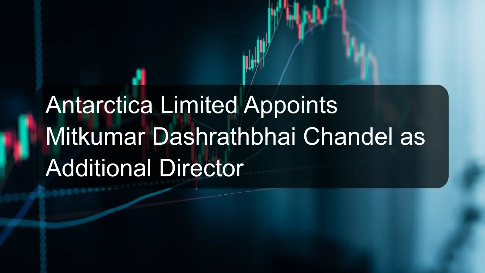 Antarctica Limited Appoints Mitkumar Dashrathbhai Chandel as Additional Director