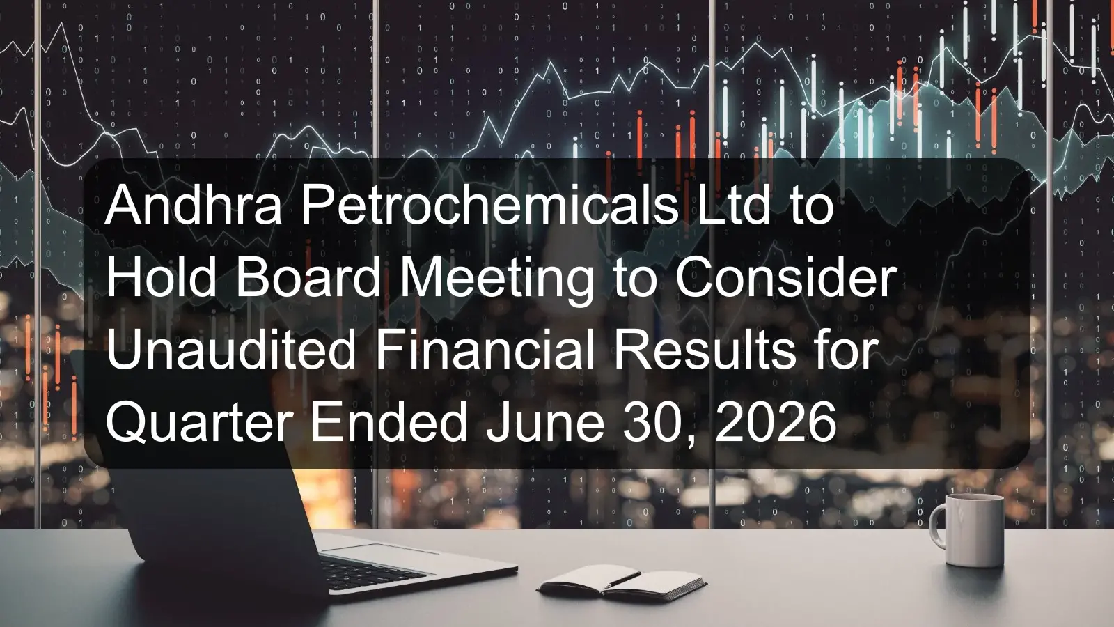 Andhra Petrochemicals Ltd to Hold Board Meeting to Consider Unaudited Financial Results for Quarter Ended June 30, 2026 Andhra Petrochemicals Ltd to Hold Board Meeting to Consider Unaudited Financial Results for Quarter Ended June 30, 2026