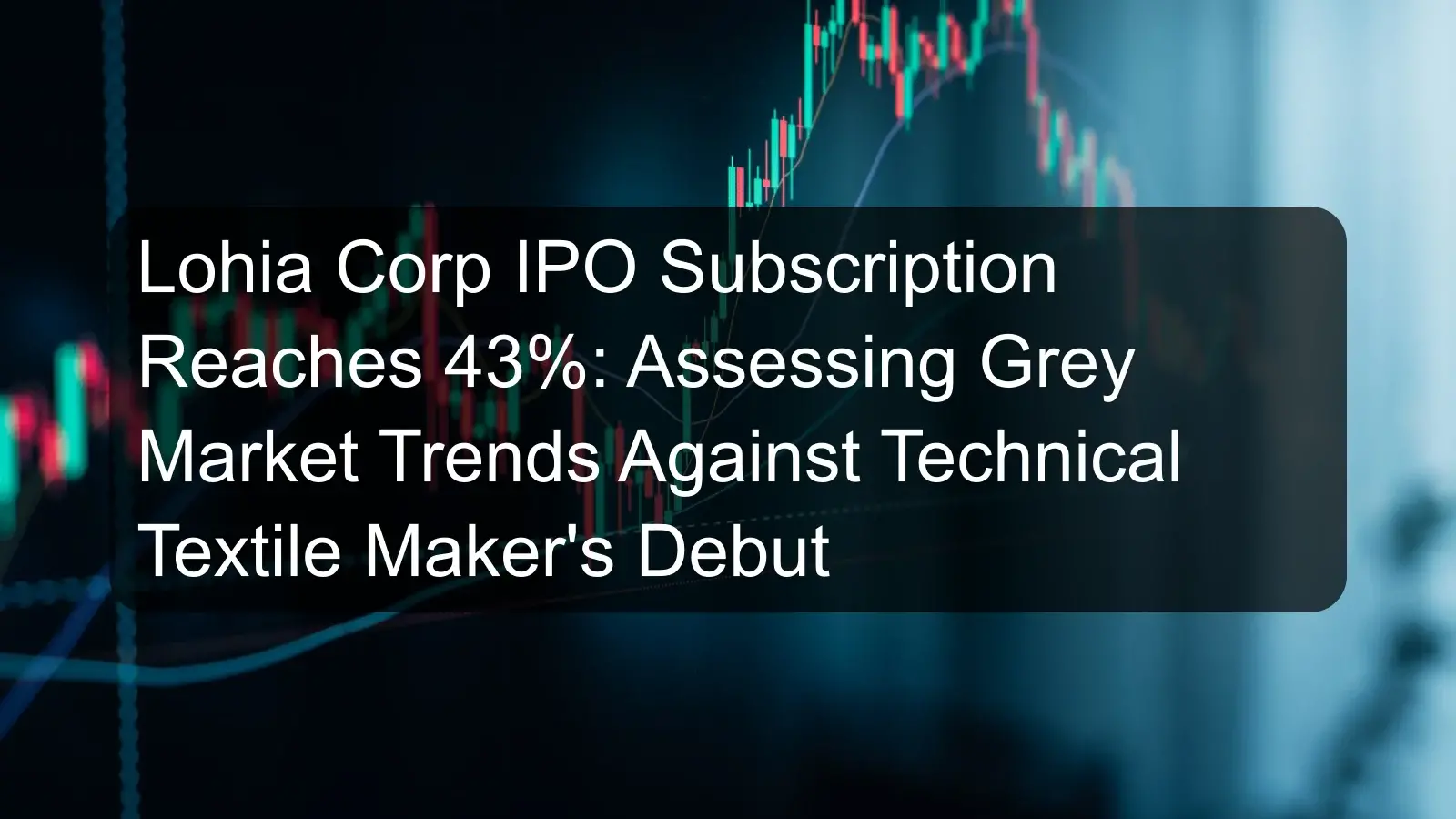 Lohia Corp IPO Subscription Reaches 43%: Assessing Grey Market Trends Against Technical Textile Maker's Debut