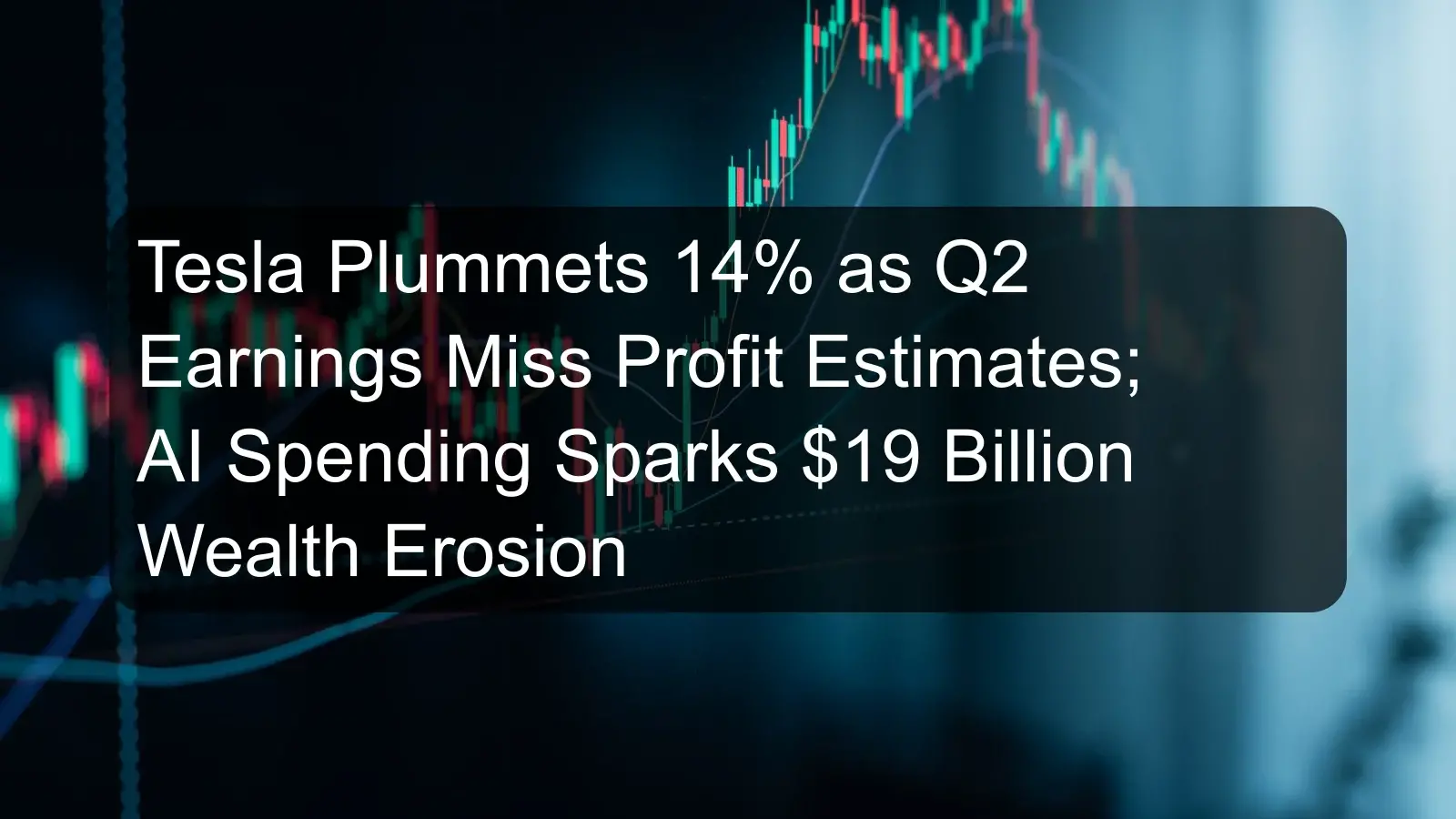 Tesla Plummets 14% as Q2 Earnings Miss Profit Estimates; AI Spending Sparks $19 Billion Wealth Erosion Tesla Plummets 14% as Q2 Earnings Miss Profit Estimates; AI Spending Sparks $19 Billion Wealth Erosion
