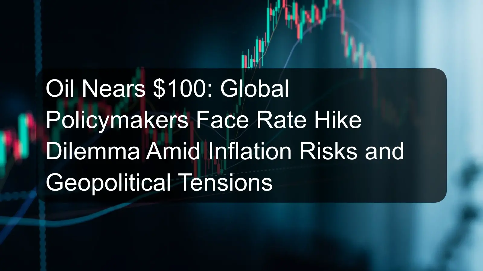 Oil Nears $100: Global Policymakers Face Rate Hike Dilemma Amid Inflation Risks and Geopolitical Tensions