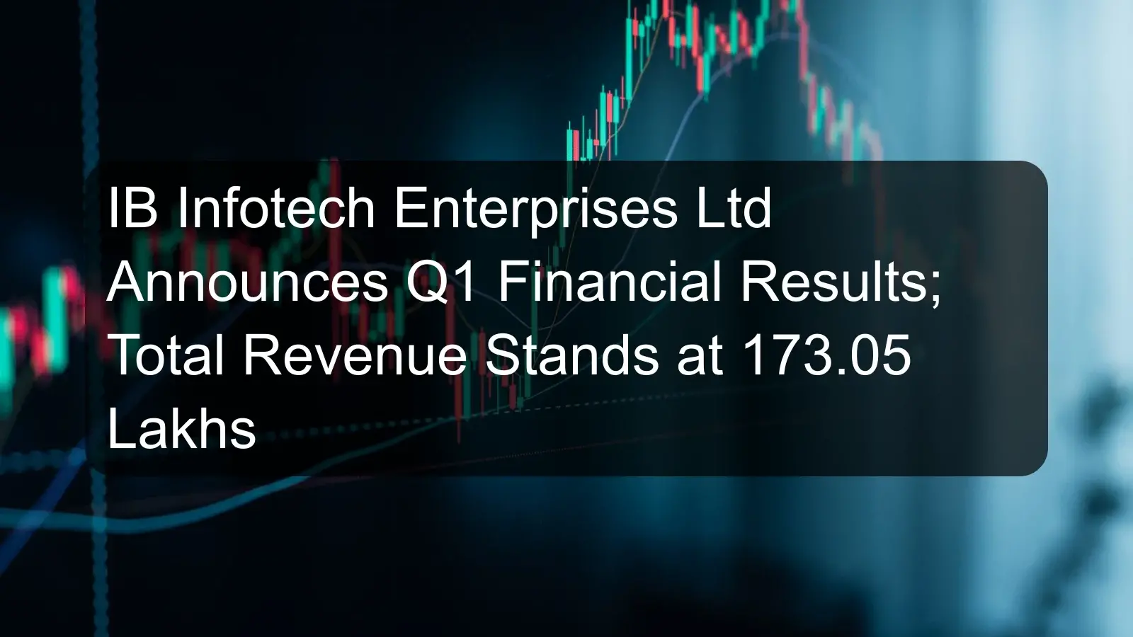 IB Infotech Enterprises Ltd Announces Q1 Financial Results; Total Revenue Stands at 173.05 Lakhs