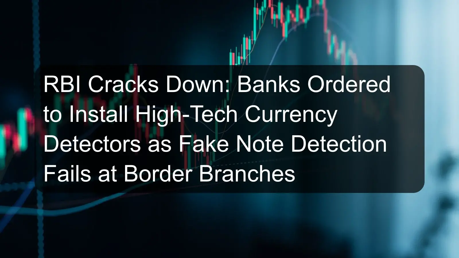 RBI Cracks Down: Banks Ordered to Install High-Tech Currency Detectors as Fake Note Detection Fails at Border Branches RBI Cracks Down: Banks Ordered to Install High-Tech Currency Detectors as Fake Note Detection Fails at Border Branches