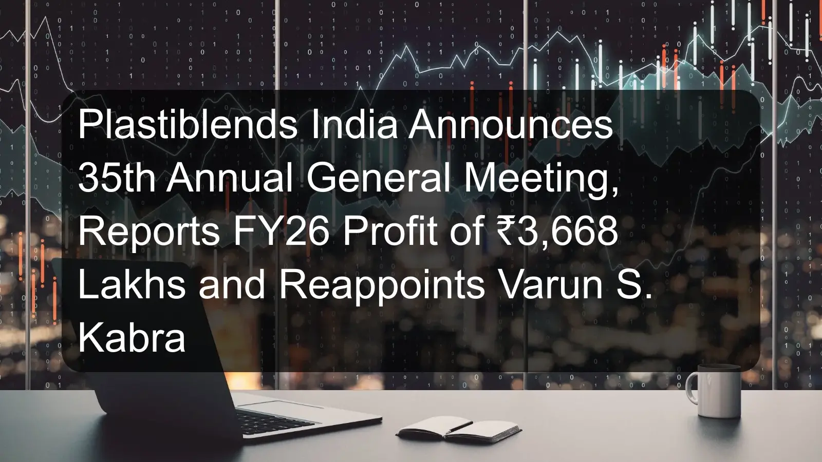 Plastiblends India Announces 35th Annual General Meeting, Reports FY26 Profit of ₹3,668 Lakhs and Reappoints Varun S. Kabra Plastiblends India Announces 35th Annual General Meeting, Reports FY26 Profit of ₹3,668 Lakhs and Reappoints Varun S. Kabra